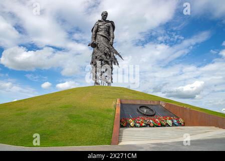 RZHEV, RUSSIA - JULY 15, 2022: Memorial complex in the vicinity of Rzhev, Russia Stock Photo