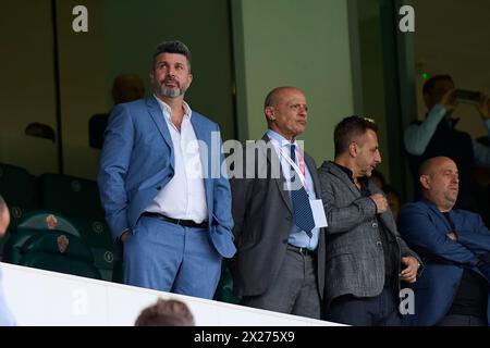 Elche, Spain. 20th Apr, 2024. ELCHE, SPAIN - APRIL 20: Christian Bragarnik, Owner of Elche CF looks on prior the LaLiga Hypermotion match between Elche CF and Real Sporting de Gijon at Manuel Martinez Valero Stadium, on April 20, 2024 in Elche, Spain. (Photo By Francisco Macia/Photo Players Images) Credit: Magara Press SL/Alamy Live News Stock Photo