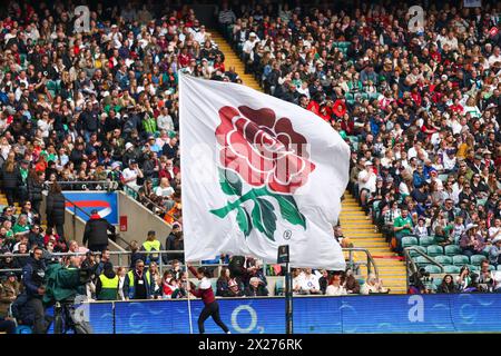 London, UK. 20th Apr, 2024. England v Ireland match at Twickenham Stadium for the Guinness Women's Six Nations. London, UK Credit: ️ Elsie Kibue/Alamy Live News Stock Photo