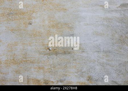Corroded metal board. Metal sheet rusty faded texture. Stock Photo