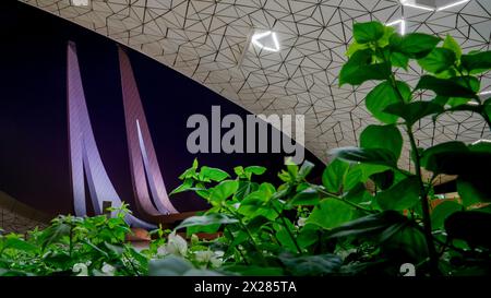 Doha, Qatar - December 15, 2022 - View of Qatar foundation Education city mosque in Doha Qatar Stock Photo