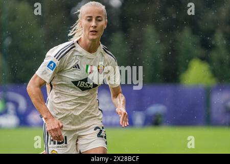 Florence, Italy. 20th Apr, 2024. Florence, Italy, April 20th 2024: Anja Sonstevold (22 Roma) during the Serie A Women League match between Fiorentina Women and Roma Women at Viola Park in Florence, Italy. (Sara Esposito/SPP) Credit: SPP Sport Press Photo. /Alamy Live News Stock Photo