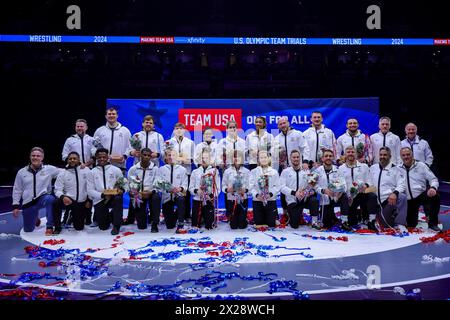 Usa wrestling team trials hi res stock photography and images Alamy