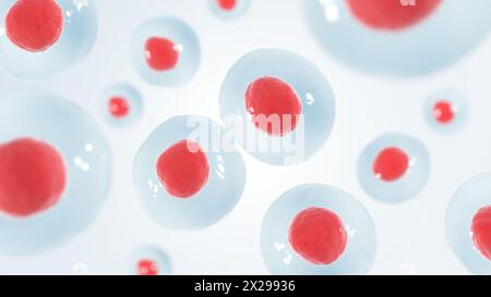 Embryonic stem cell. Human cell. 3d illustration Stock Photo - Alamy