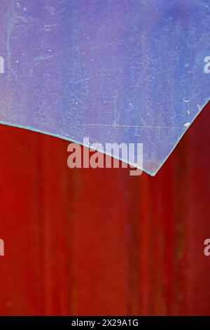 Broken Pane of Glass Stock Photo