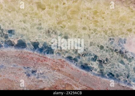Colorful marble rock background. Stock Photo