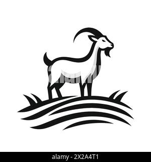 GOAT LOGO VECTOR Stock Vector