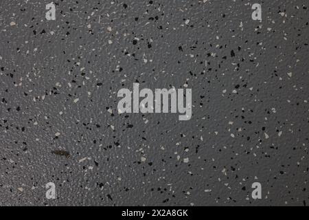 Flooring made of concrete and fine chips. Stock Photo