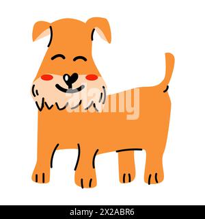 Scottie Dog terrier - vector illustration isolated Stock Vector