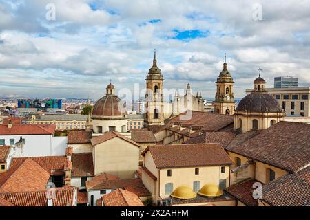 Catedral Primada de Colombia, La Candelaria, Bogota, Cundinamarca, Colombia, South America Stock Photo