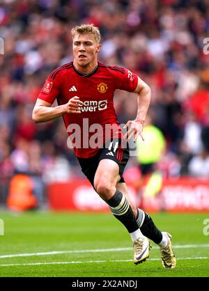Hjlund Rasmus Hojlund of Manchester United - Manchester City v Manchester ...