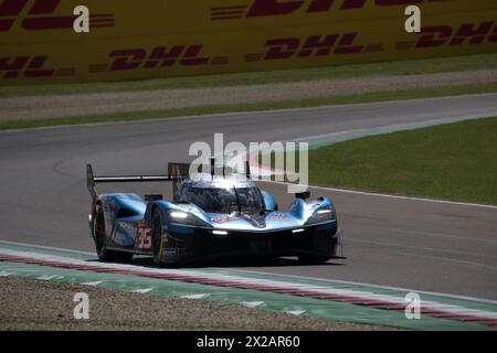 Imola, Italy. 19th Apr, 2024. NÂ° 35 ALPINE ENDURANCE TEAM - FRA- Alpine A424 -HY during WEC - 6 Hours of Imola, Endurance race in Imola, Italy, April 19 2024 Credit: Independent Photo Agency/Alamy Live News Stock Photo