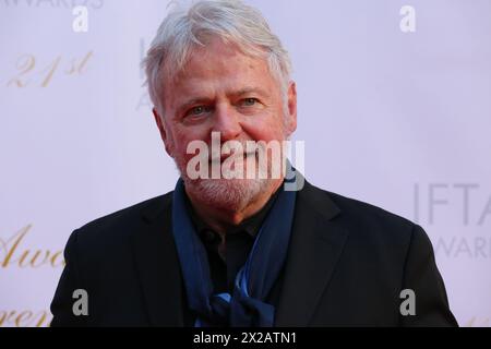 Dublin, Ireland. 20th April 2024. Aidan Quinn arriving on the red carpet at the Irish Film and Television Awards (IFTA), Dublin Royal Convention Centre. Credit: Doreen Kennedy/Alamy Live News. Stock Photo