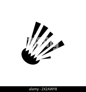 Explosion Blast flat vector icon. Simple solid symbol isolated on white background. Explosion Blast sign design template for web and mobile UI element Stock Vector