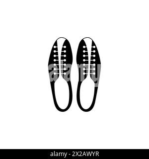 Football Soccer Boots flat vector icon. Simple solid symbol isolated on white background. Football Soccer Boots sign design template for web and mobil Stock Vector