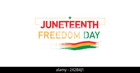 Juneteenth Freedom Day Stock Vector