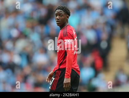 Kobbie Mainoo of Manchester United - Coventry City v Manchester United ...