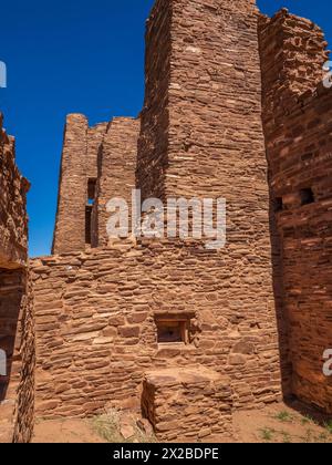 Abo Ruins, Salinas Pueblo Missions National Monument, Abo, New Mexico. Stock Photo