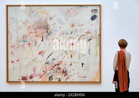 Cy Twombly, Hamburger Bahnhof Museum, Museum für Gegenwart, Berlin, Germany Stock Photo