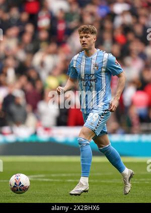 Coventry City's Victor Torp during the Sky Bet Championship match at the Coventry Building