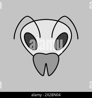 Honeycomb bee isolated grayscale icon. Farm animal sign. Graph symbol ...