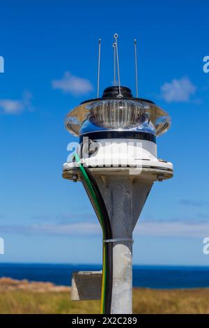 New Cape Pembroke Lighthouse, Port Stanley, Falkland Islands, United Kingdom Stock Photo