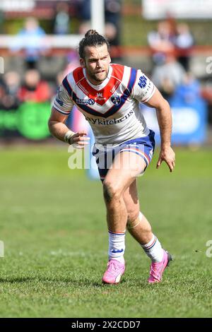 Batley, England - 21st April 2024  Wakefield Trinity's Liam Kay. Rugby League Betfred Championship, Batley Bulldogs vs Wakefield Trinity at Fox's Biscuit Stadium, Batley, UK  Dean Williams Stock Photo