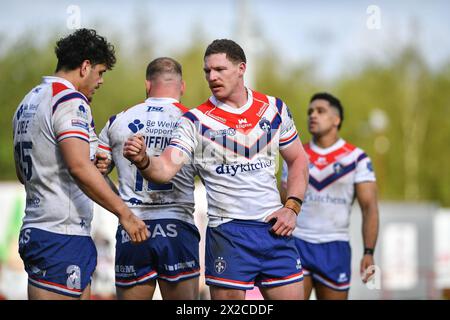 Batley, England - 21st April 2024  Wakefield Trinity's Ky Rodwell. Rugby League Betfred Championship, Batley Bulldogs vs Wakefield Trinity at Fox's Biscuit Stadium, Batley, UK  Dean Williams Stock Photo