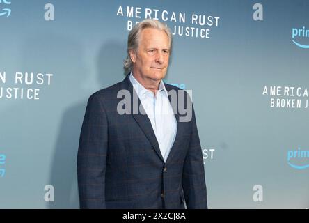 Jeff Daniels attends 'American Rust: Broken Justice' New York Screening at The Whitby Hotel in New York on March 26, 2024 Stock Photo