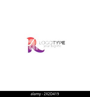 R Horse Logo. Letter R Icon vector Stock Vector