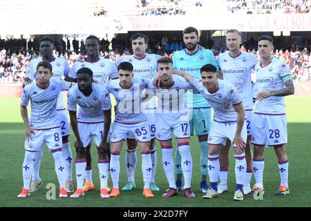 Salerno, Italy. 21st Apr, 2024. during the Serie A match between US Salernitana 1919 vs ACF Fiorentina at Arechi Stadium on April 21, 2024 in Salerno, italy Final score 0-2 (Credit Image: © Agostino Gemito/Pacific Press via ZUMA Press Wire) EDITORIAL USAGE ONLY! Not for Commercial USAGE! Stock Photo