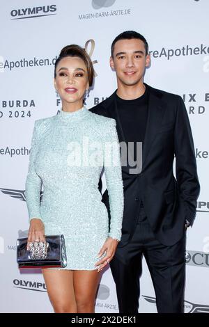 Gala - Felix Burda Award Verona Pooth und Diego Pooth bei der Felix Burda Award Gala im Hotel Adlon Kempinskil am 21.04.2024 in Berlin. *** Gala Felix Burda Award Verona Pooth and Diego Pooth at the Felix Burda Award Gala at the Hotel Adlon Kempinskil on 21 04 2024 in Berlin Copyright: xEventpressxKochanx Stock Photo