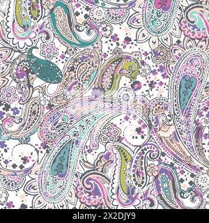 Textile grphic pattern artwork design Stock Vector