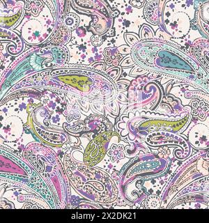 Textile grphic pattern artwork design Stock Vector