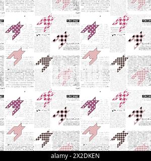 Textile grphic pattern artwork design Stock Vector