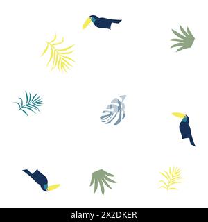 Textile grphic pattern artwork design Stock Vector