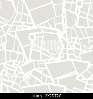 Seamless pattern that looks like a map of a city Stock Vector