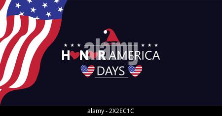 Creative Commemoration Celebrate America Day Through Illustration Stock Vector