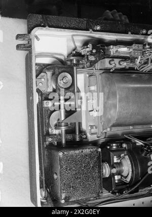 ASDIC apparatus installed on HMS Osprey at Dunoon, Scotland, 21 July ...