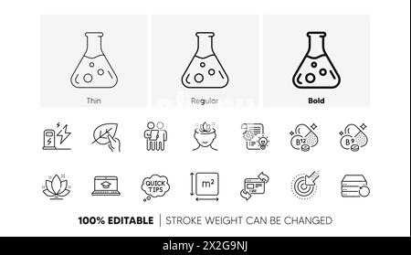 Lotus, Survey and Website education line icons. For web app, printing. Line icons. Vector Stock Vector