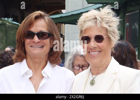 Bonnie Stoll, Diana Nyad  04/19/2024 The Hand & Footprint Ceremony honoring Jodie Foster held at the TCL Chinese Theatre in Los Angeles, CA. Photo by I. Hasegawa / HNW / Picturelux Stock Photo