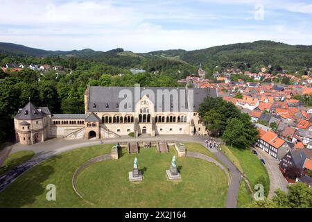 Imperial Palace in Goslar, on 06/06/2015, Goslar, Lower Saxony, Germany Stock Photo