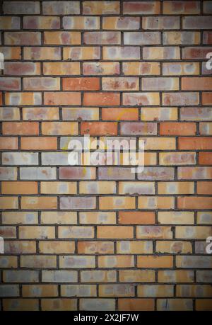 Multi Coloured Brick Wall Background 1 Stock Photo