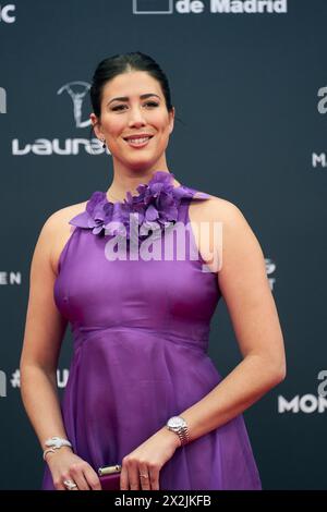 Madrid. Spain. 20240422, Garbine Muguruza attends Laureus World Sports ...