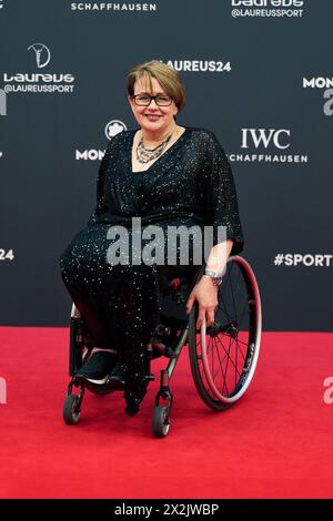Madrid, Madrid, Spain. 22nd Apr, 2024. Tanni Grey-Thompson attends Laureus World Sports Awards Madrid 2024 - Red Carpet at Palacio de Cibeles on April 22, 2024 in Madrid, Spain (Credit Image: © Jack Abuin/ZUMA Press Wire) EDITORIAL USAGE ONLY! Not for Commercial USAGE! Credit: ZUMA Press, Inc./Alamy Live News Stock Photo