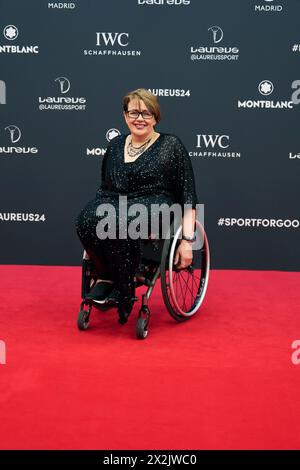 Madrid, Madrid, Spain. 22nd Apr, 2024. Tanni Grey-Thompson attends Laureus World Sports Awards Madrid 2024 - Red Carpet at Palacio de Cibeles on April 22, 2024 in Madrid, Spain (Credit Image: © Jack Abuin/ZUMA Press Wire) EDITORIAL USAGE ONLY! Not for Commercial USAGE! Credit: ZUMA Press, Inc./Alamy Live News Stock Photo