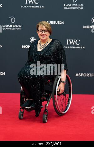 Madrid, Madrid, Spain. 22nd Apr, 2024. Tanni Grey-Thompson attends Laureus World Sports Awards Madrid 2024 - Red Carpet at Palacio de Cibeles on April 22, 2024 in Madrid, Spain (Credit Image: © Jack Abuin/ZUMA Press Wire) EDITORIAL USAGE ONLY! Not for Commercial USAGE! Credit: ZUMA Press, Inc./Alamy Live News Stock Photo