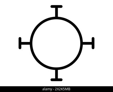 Alchemical symbol silhouette vector art Stock Vector