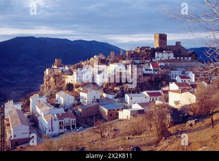 Overview. Segura de la Sierra, Jaen province, Andalucia, Spain. Stock Photo