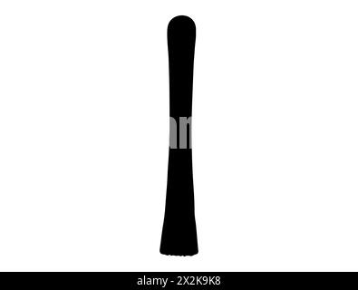 Muddler silhouette vector art Stock Vector